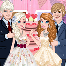 Đám cưới của Elsa và Anna.