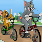 Đua xe đạp Tom và Jerry.